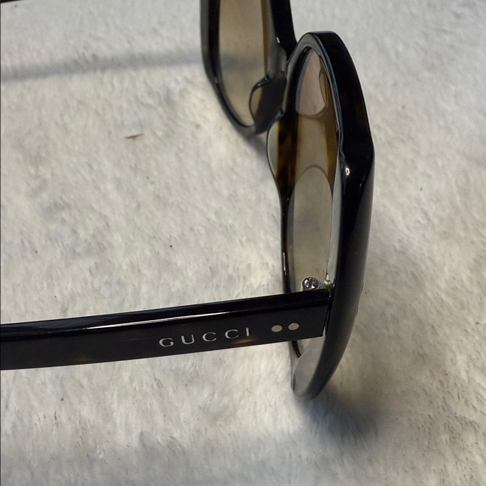 Gucci Nero Sunglasses Oversized Square Frame Havana Brown GG0472S 56-17-145 - Picture 6 of 8